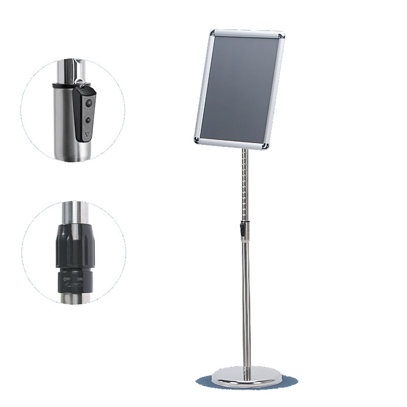 Adjustable Poster Display Floor Stand